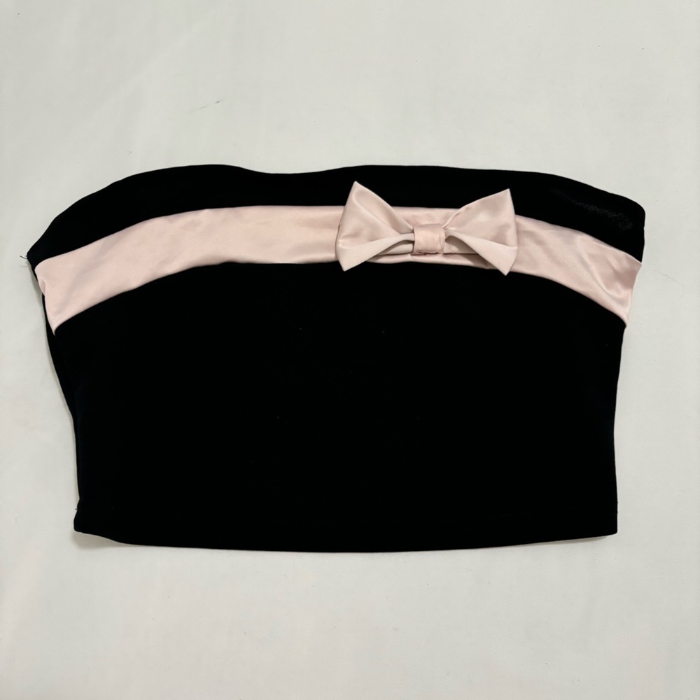 Pink Bow tube top